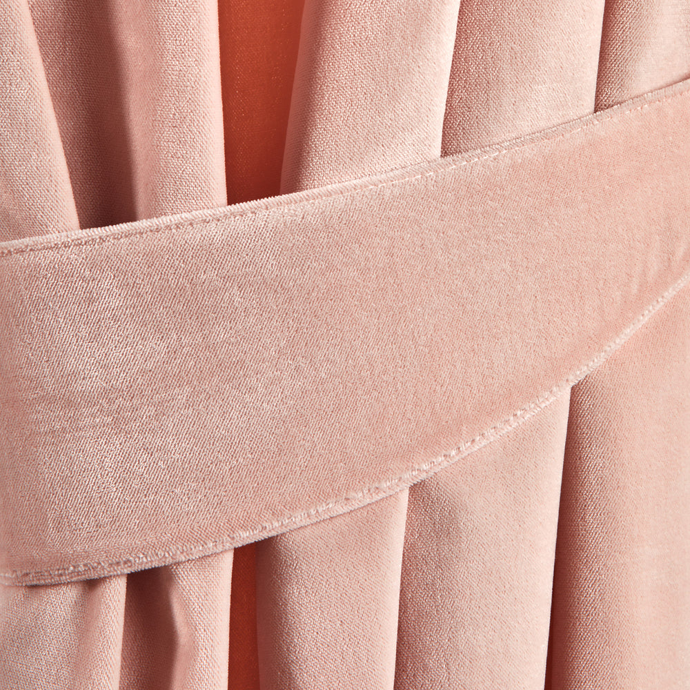 Embrasse DARIO églantine élégante - Accessoire décoratif pour rideaux au tissu velouté et maintien parfait - 5