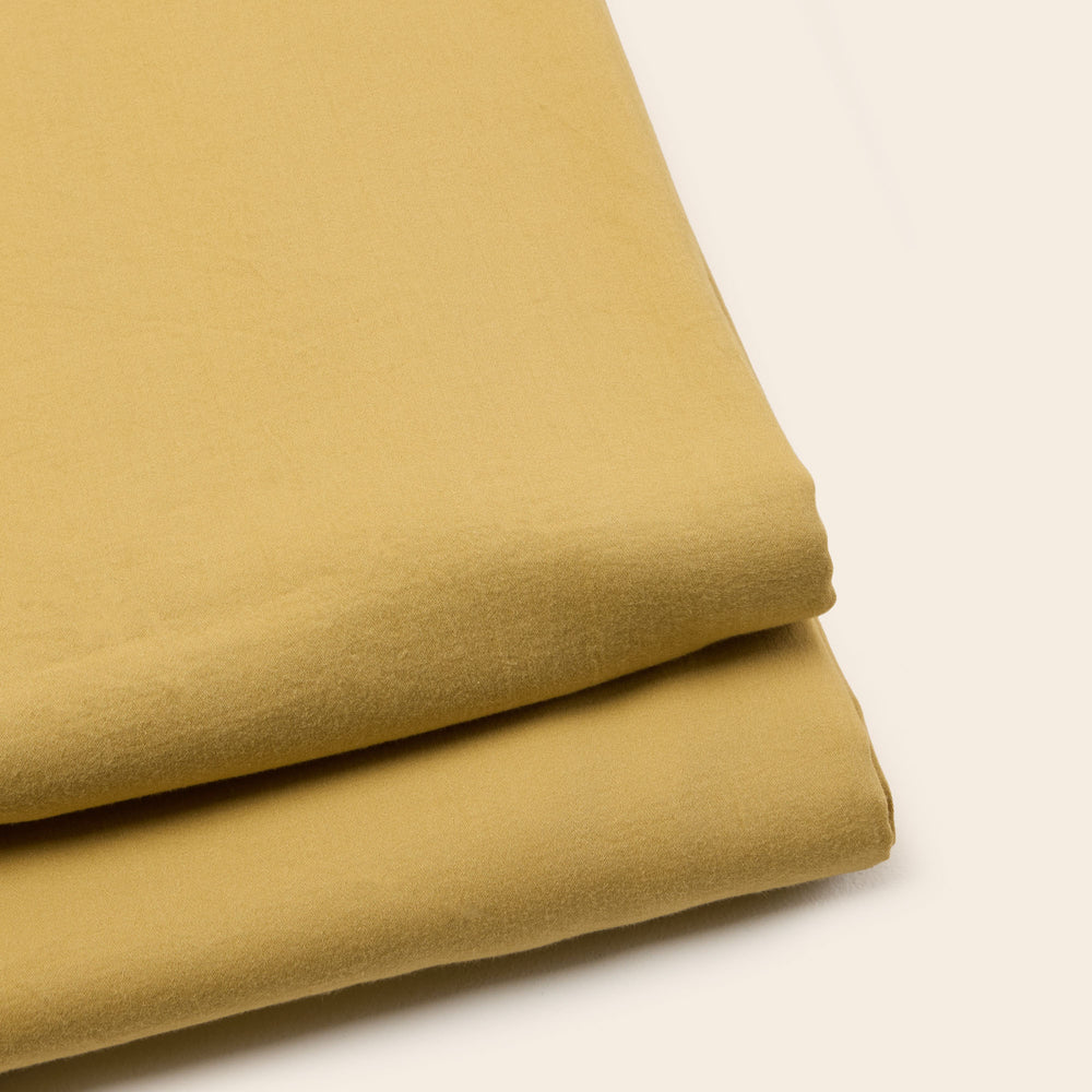 Drap plat SATHEENE jaune indien - 2