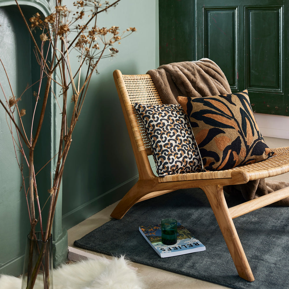 Tapis de sol 100 % Viscose SOFT Vert Pin - Effet Patiné, Doux et Cosy pour Salon, Chambre et Décoration Intérieure - 2