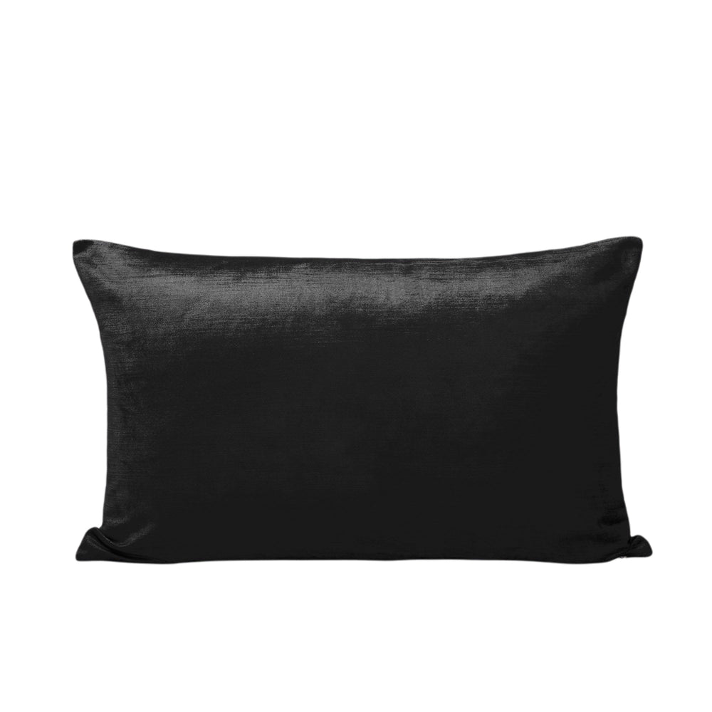 Housse de coussin CASTIGLIONE noir et taupe - 7