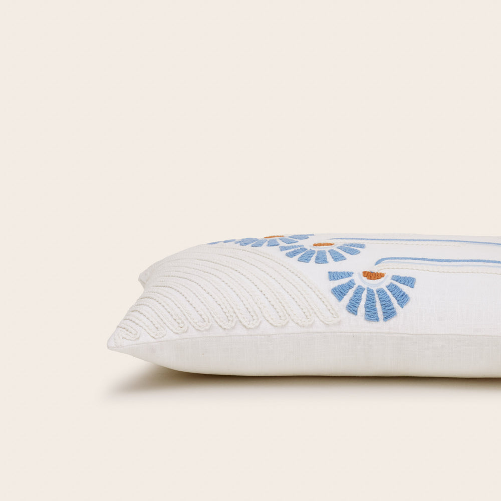 Housse de coussin Windie Épurée & Bleutée - 6