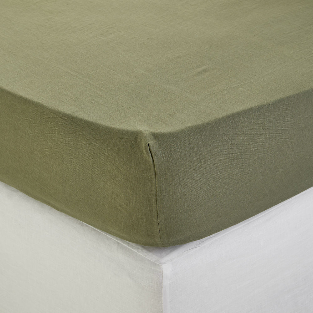 Drap Housse CARLINA kaki grisé - 3