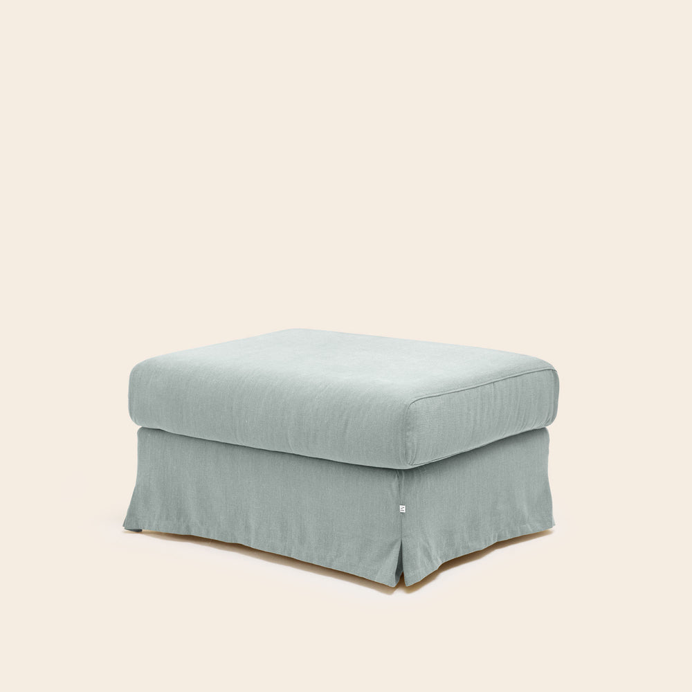 Pouf CLARIBEL barbotine céladon - 4