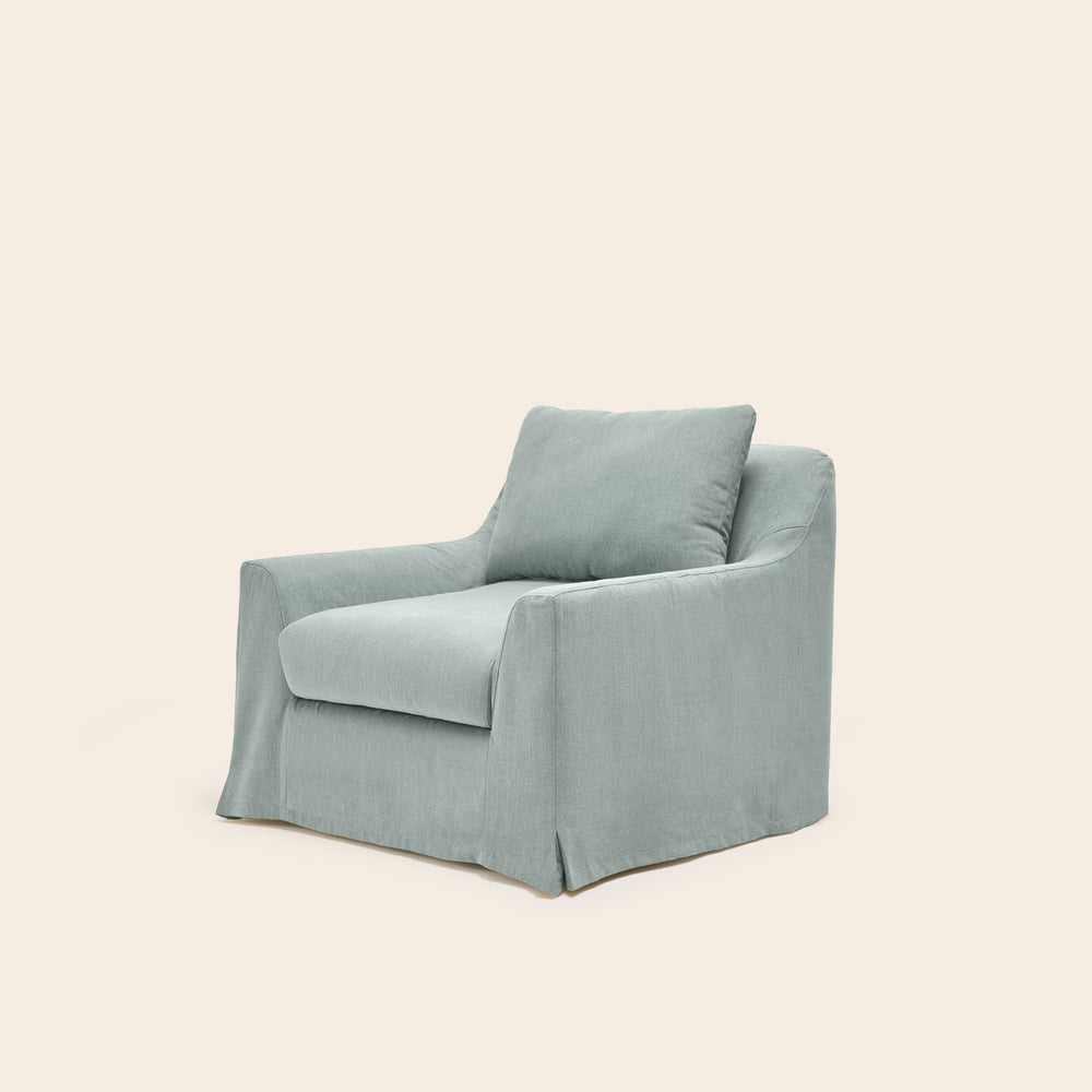 Fauteuil CLARIBEL barbate céladon - 4