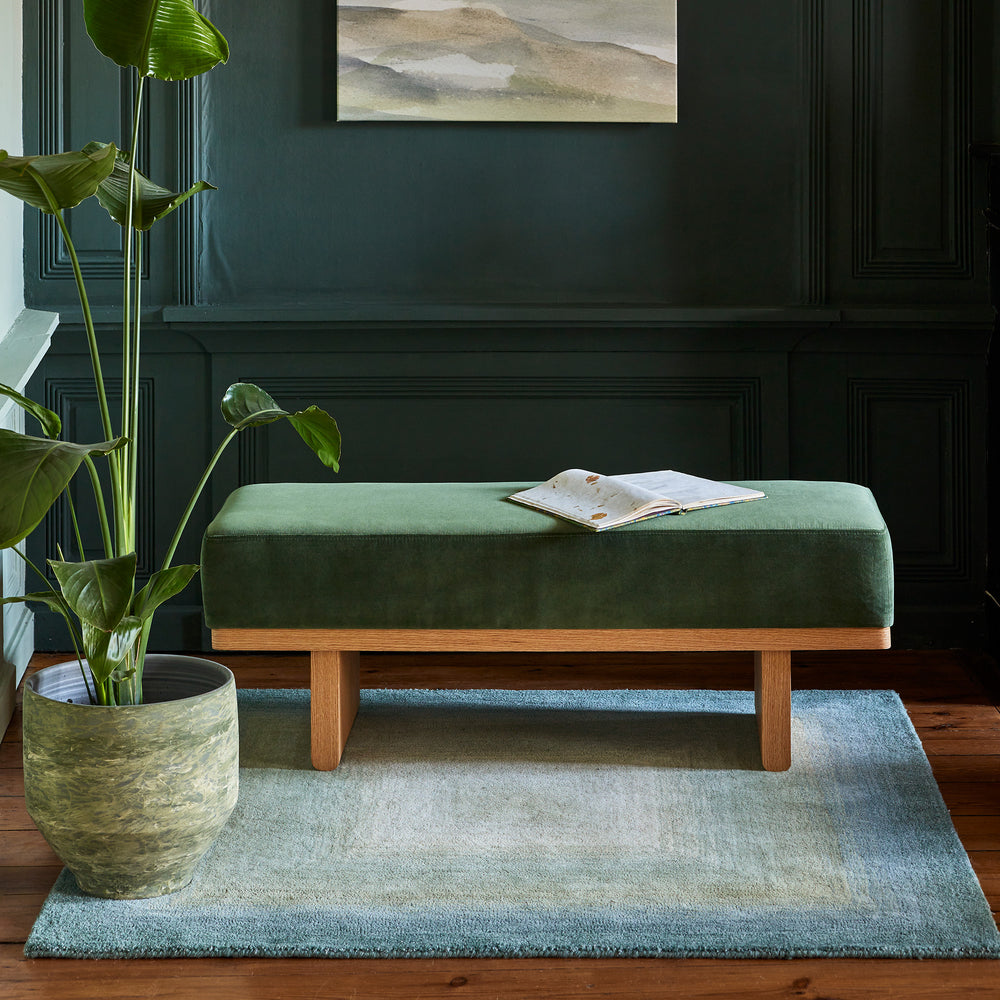 Tapis de sol OMBRINO bleu orage et vert - 3