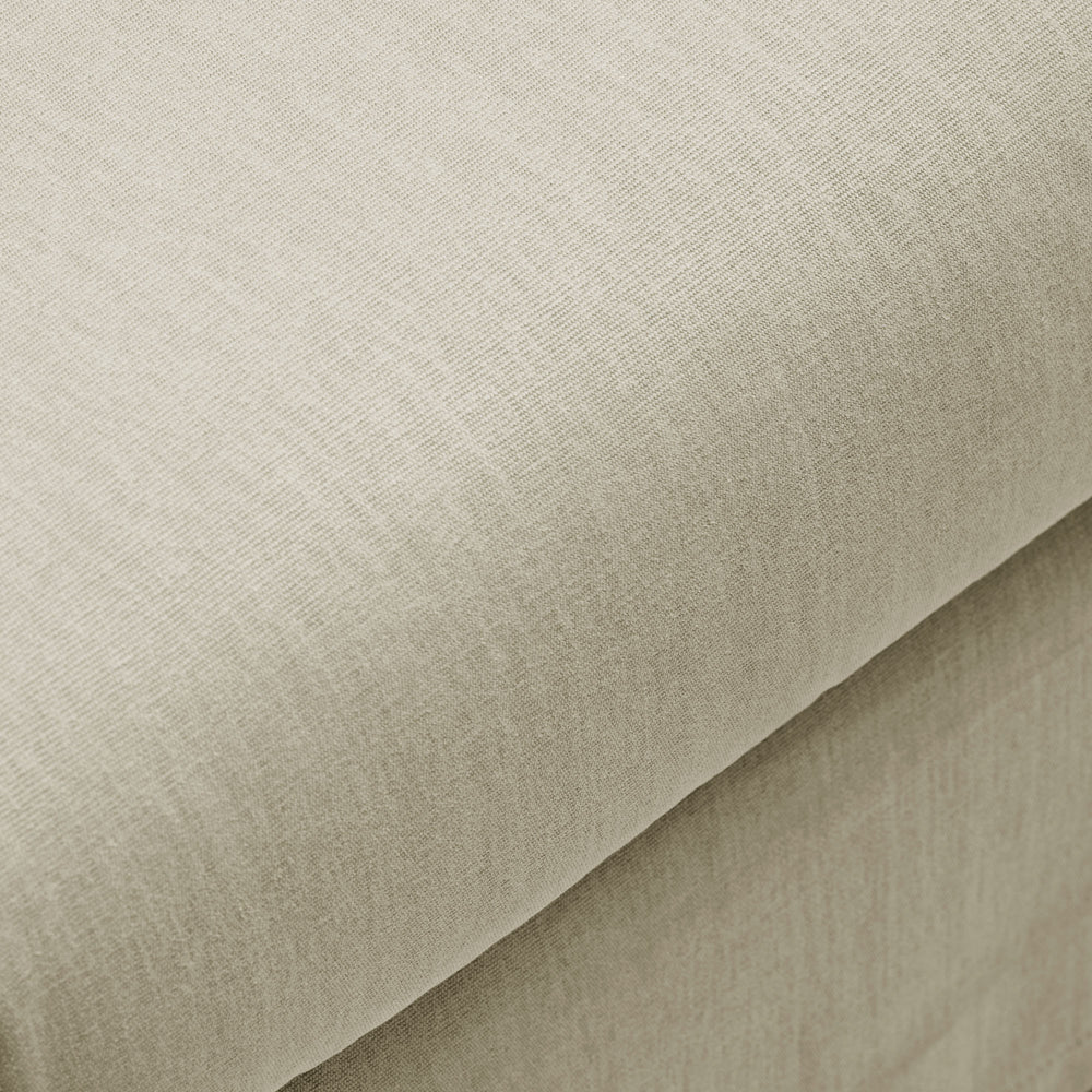 Pouf Design CLARIBEL Barbaté Beige Chaud Élégant et Confortable - 7