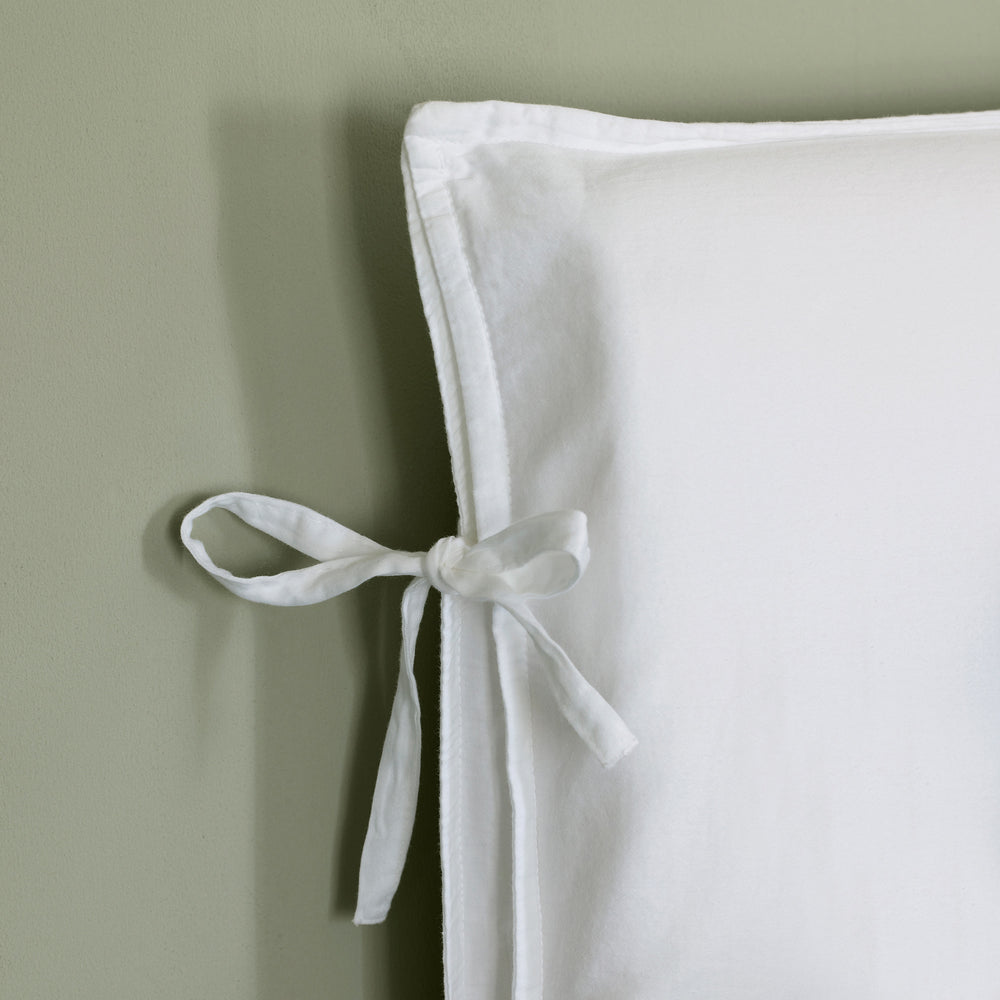Housse de tête de lit SATHEENE simplement blanc - 4