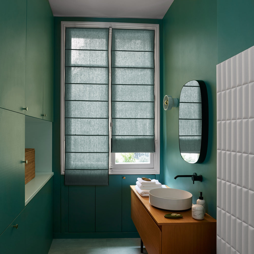 Store Bateau CARLINA Gris-Vert et Noir Bourdon - 3