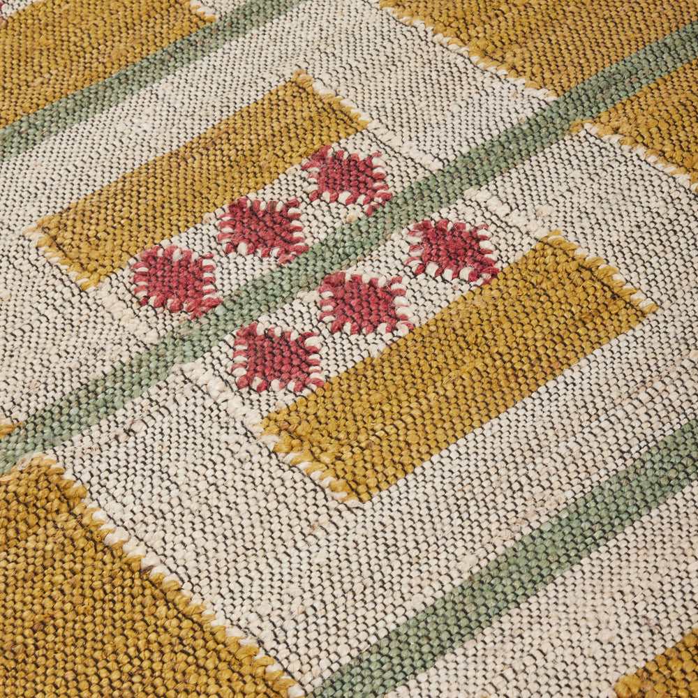 Tapis de sol ANDONI jaune et rose - 8