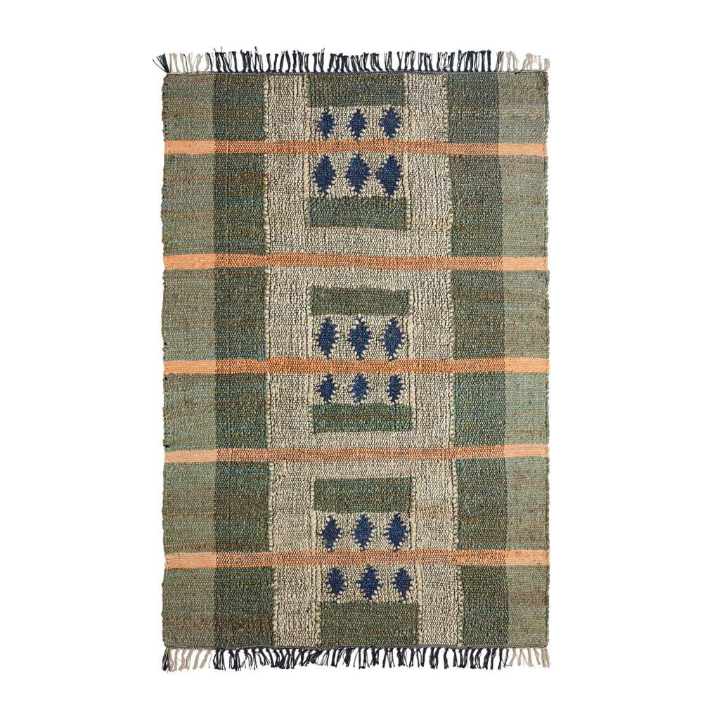 Tapis de sol ANDONI vert et bleu - 7