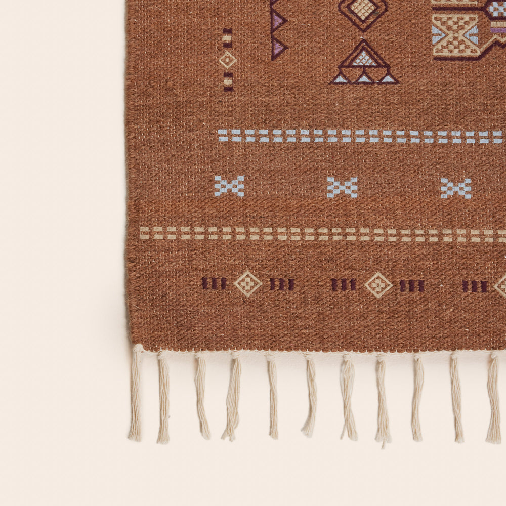Tapis de sol ARSALANE brun - 5