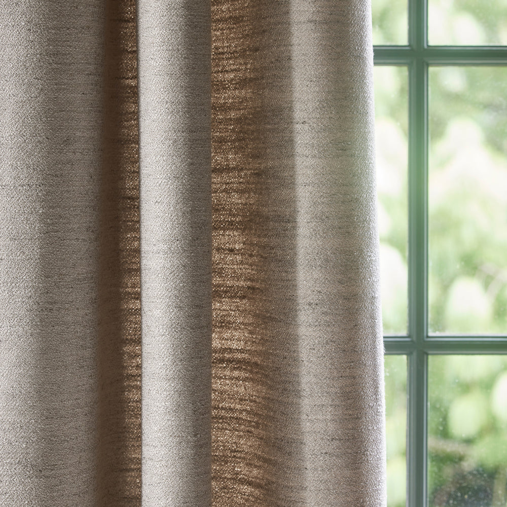 Rideau à Galon Fronceur Jacquard ORSSO Calcaire - Élégance Subtile et Ambiance Apaisante - 6