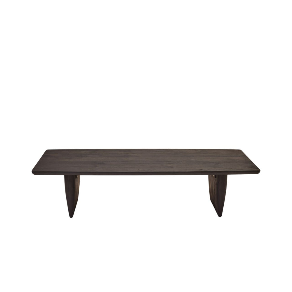Table basse Lorri en teck recyclé noir - Design contemporain et éco-responsable - 5