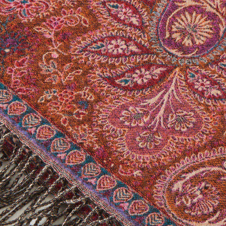Plaid élégant FARAH Rouge d'Orient - 7