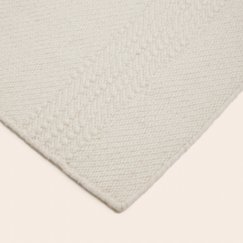 Tapis Design ADRIEL Ivoire et Écru - 8