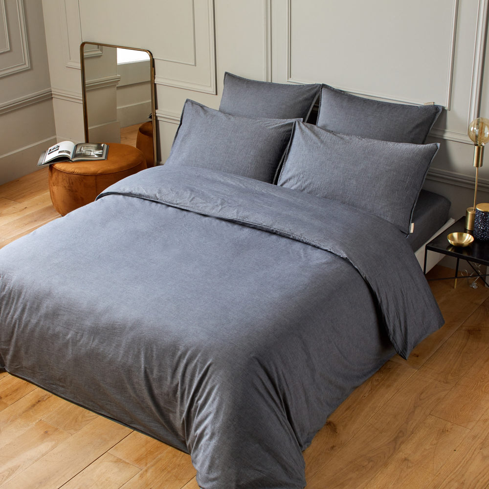 Housse de couette LIAM gris anthracite - 4