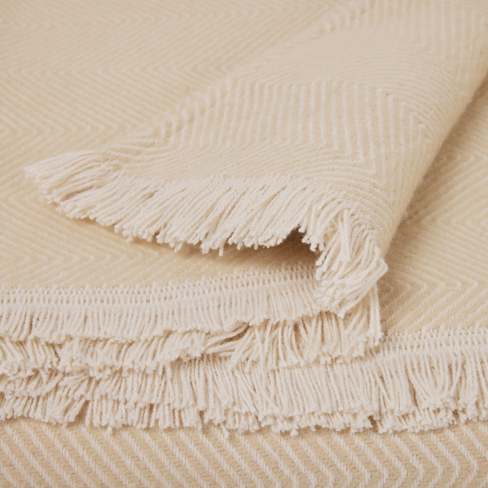 Plaid HAIDEN ecru et sable - 7
