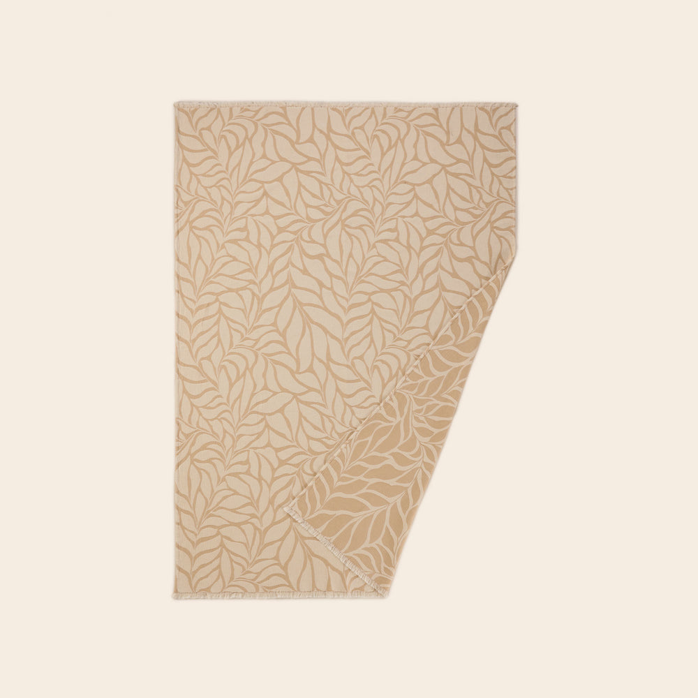 Plaid LOUENN ivoire et beige doux - 6