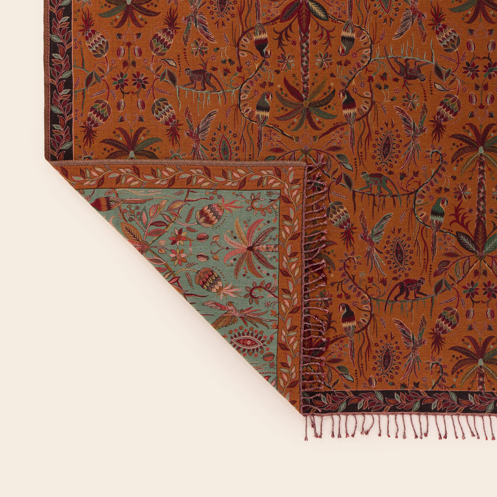 Plaid SUNDARI orange et multicolore - 7