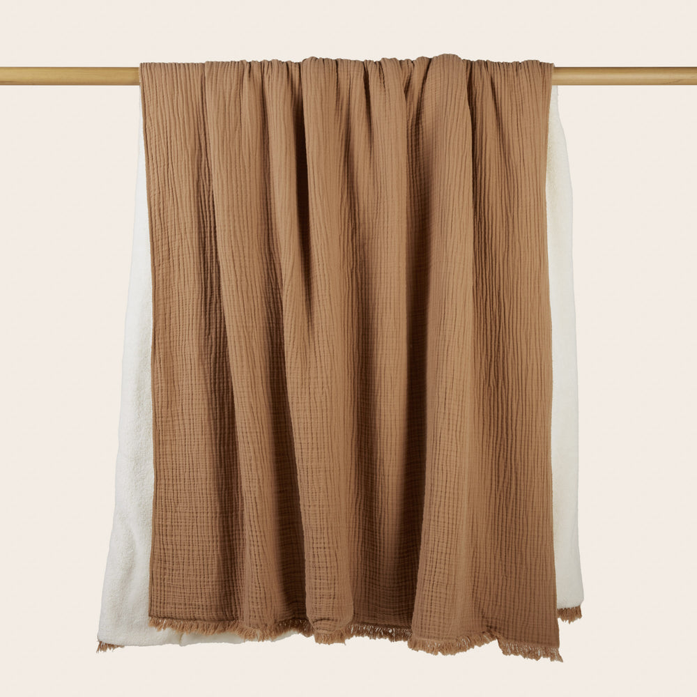 Chaleureux Plaid NOORFOLK Caramel - 7