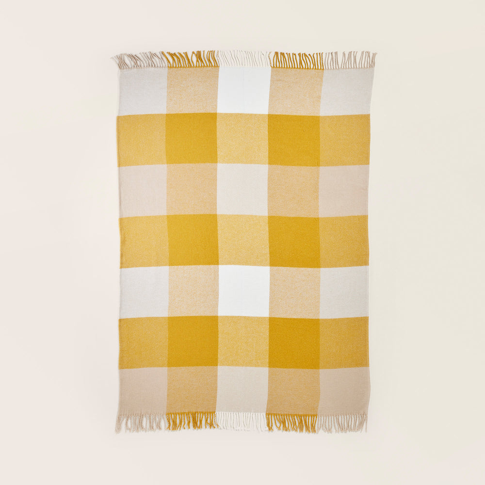 Plaid LIVIA jaune maïs - 6