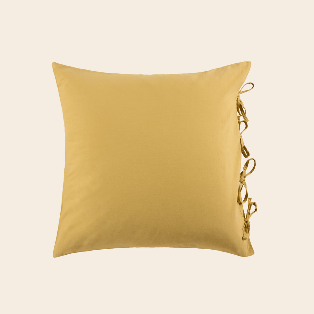 Lot de 2 taies d'oreiller SATHEENE jaune indien - 5