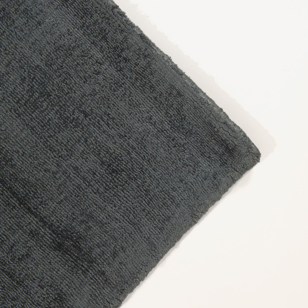 Tapis de sol 100 % Viscose SOFT Vert Pin - Effet Patiné, Doux et Cosy pour Salon, Chambre et Décoration Intérieure - 5