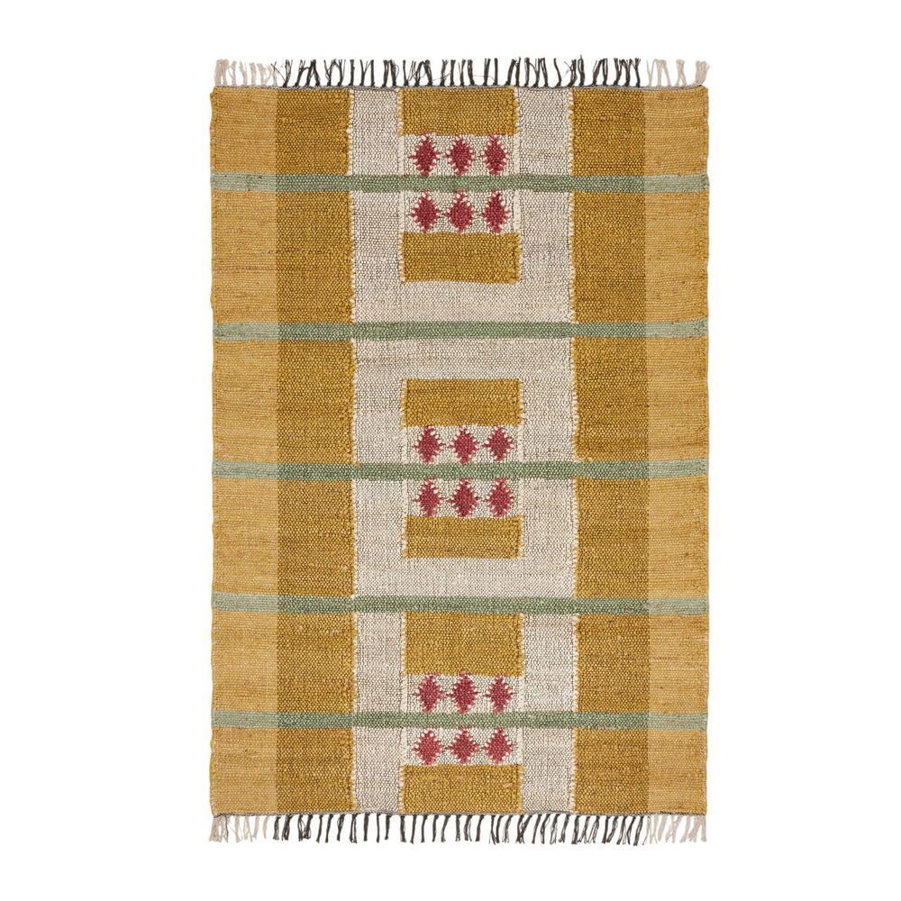 Tapis de sol ANDONI jaune et rose - 6