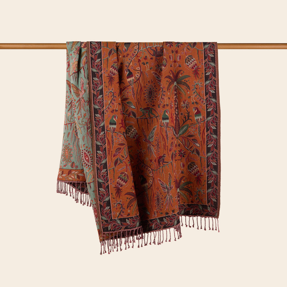 Plaid SUNDARI orange et multicolore - 8