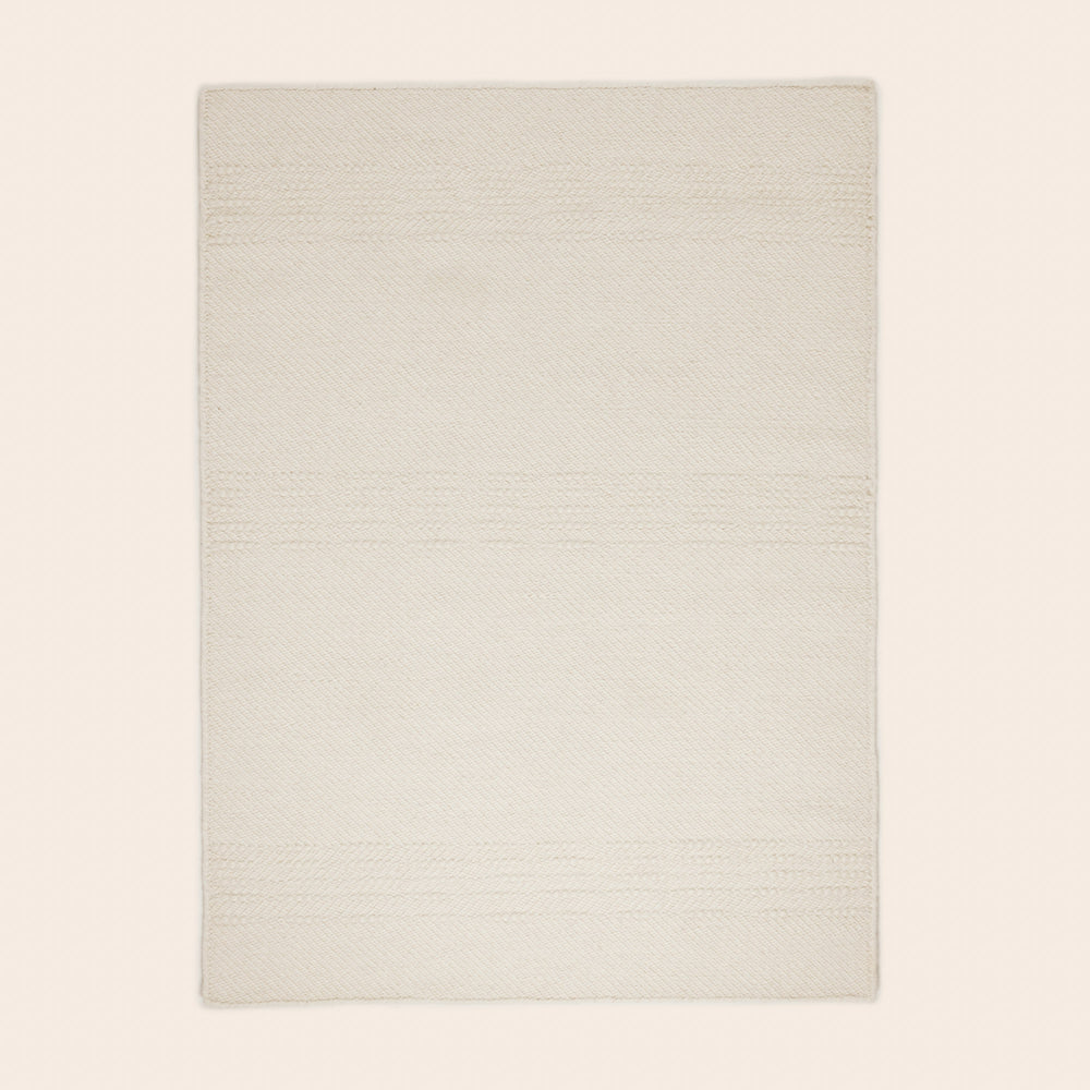Tapis Design ADRIEL Ivoire et Écru - 6