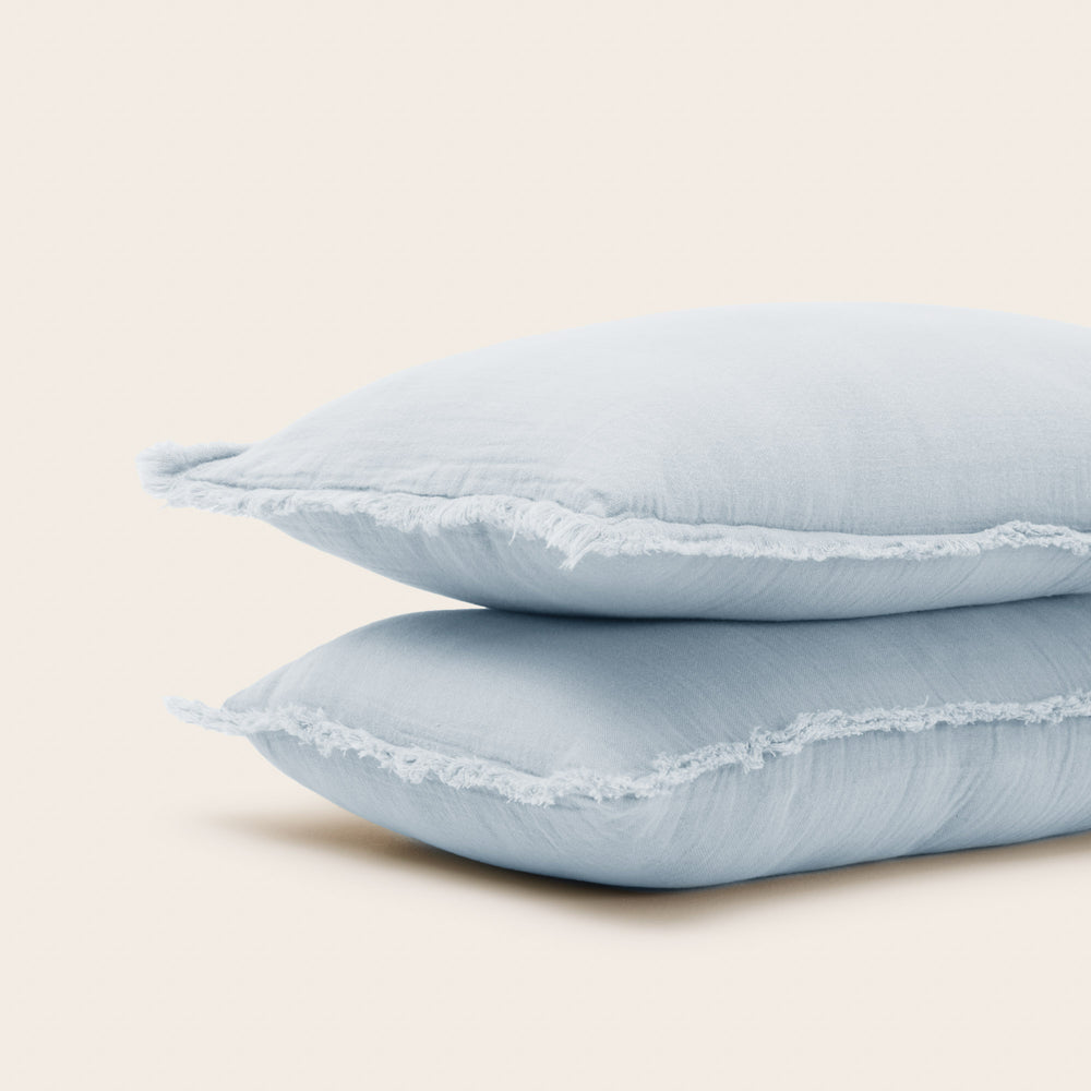 Lot de 2 taies d'oreiller LOU baby blue - 3