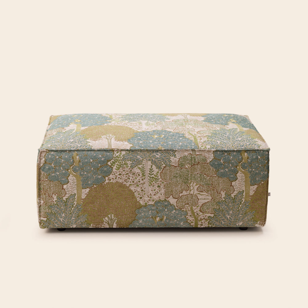 Pouf DYONIS alisée naturelle et verte