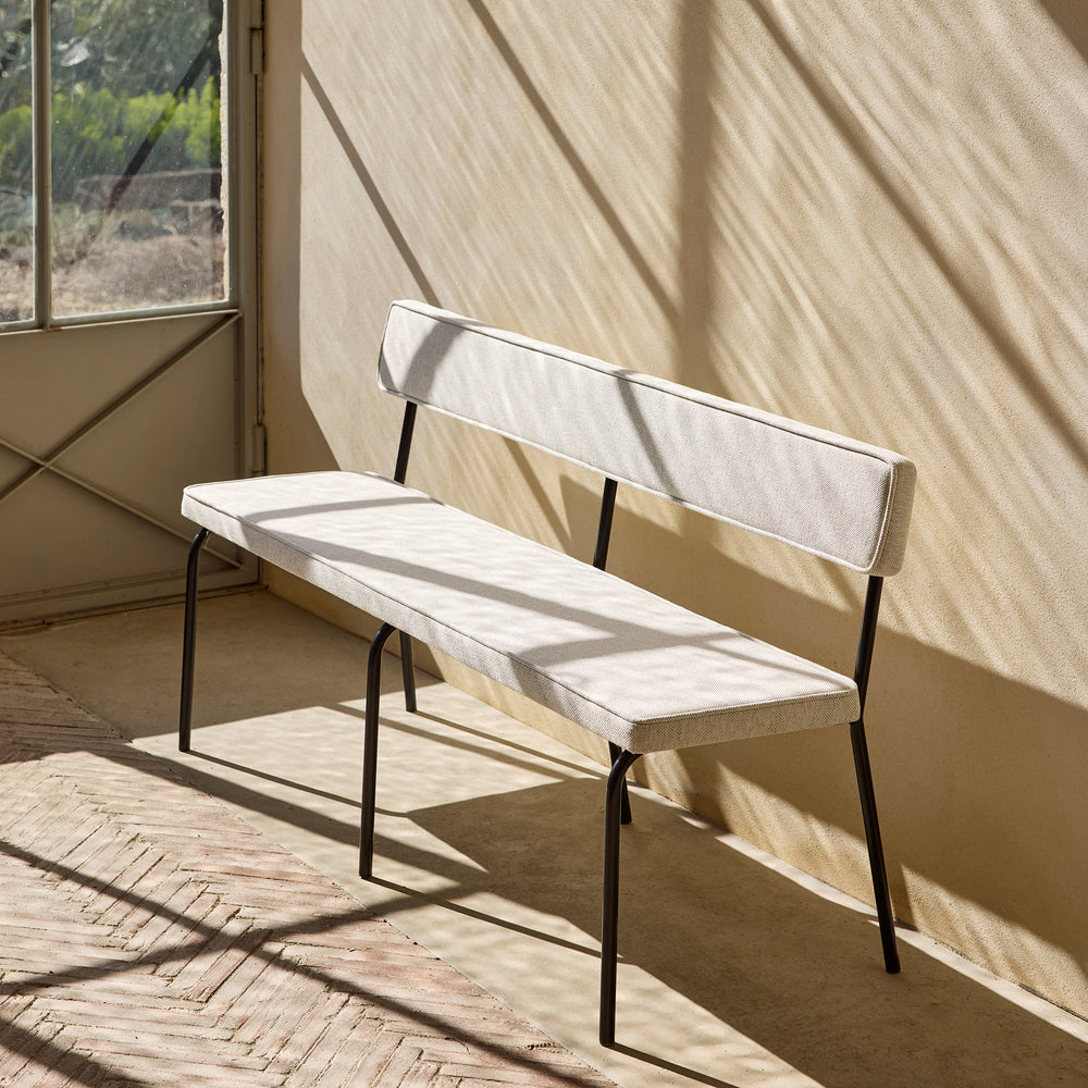 Banquettes et chaises YSABEAU Cosmic anthracite chiné - Design intemporel et structure industrielle - 2