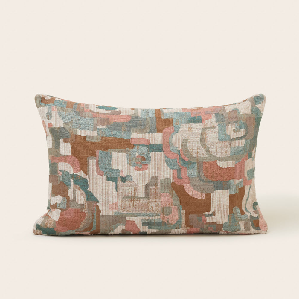 Housse de coussin MOHIRA beige et multicolore - 4