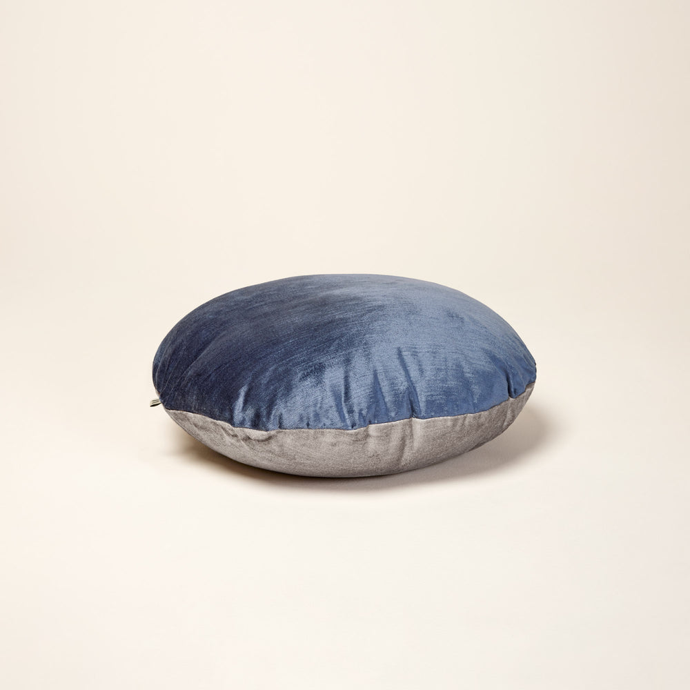 Housse de coussin CASTIGLIONE glacier et taupe - 4
