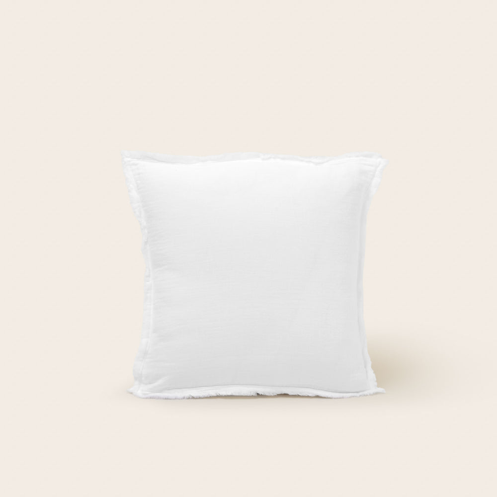 Lot de 2 taies d'oreiller LOU blanc coton - 4
