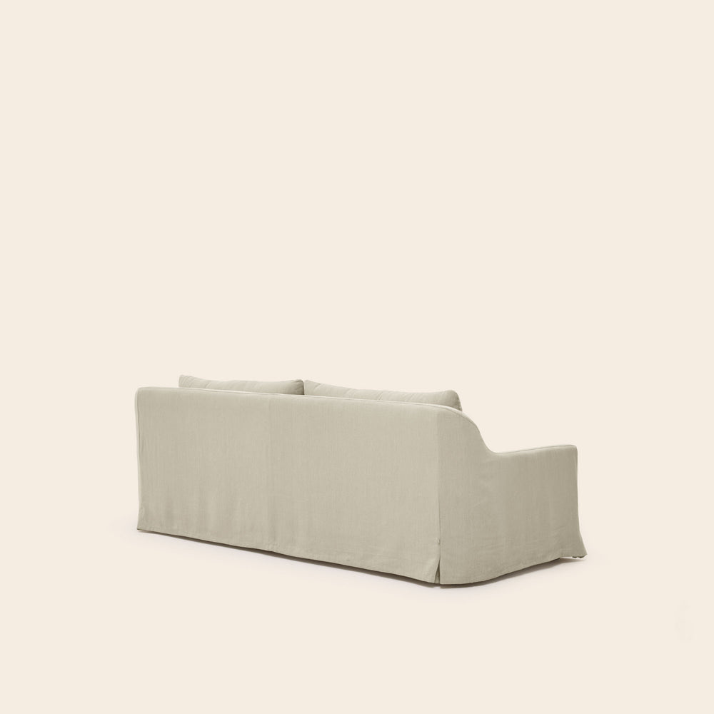Canapé 3 places CLARIBEL barbate beige chaud - 5