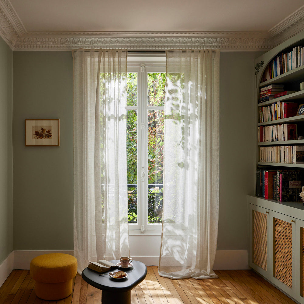 Voilages à oeillets KEFALOS ivoire - Élégance et légèreté pour votre intérieur - 4