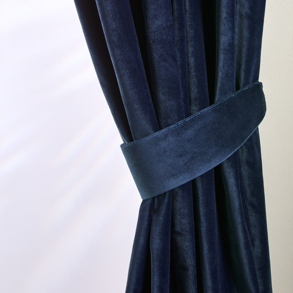 Embrasse DARIO bleu nuit - design élégant pour rideaux - 4
