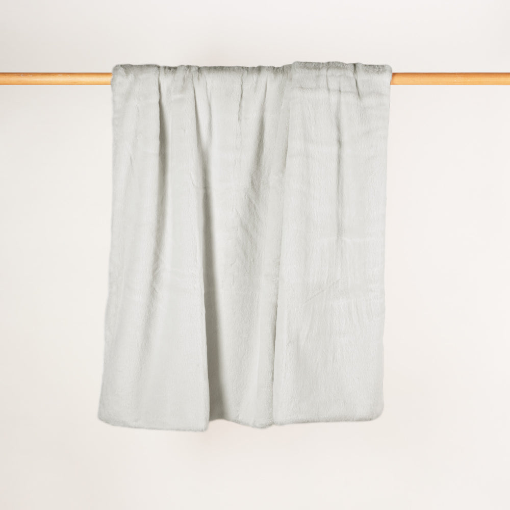 Plaid BIANCA Gris Arctique - 8