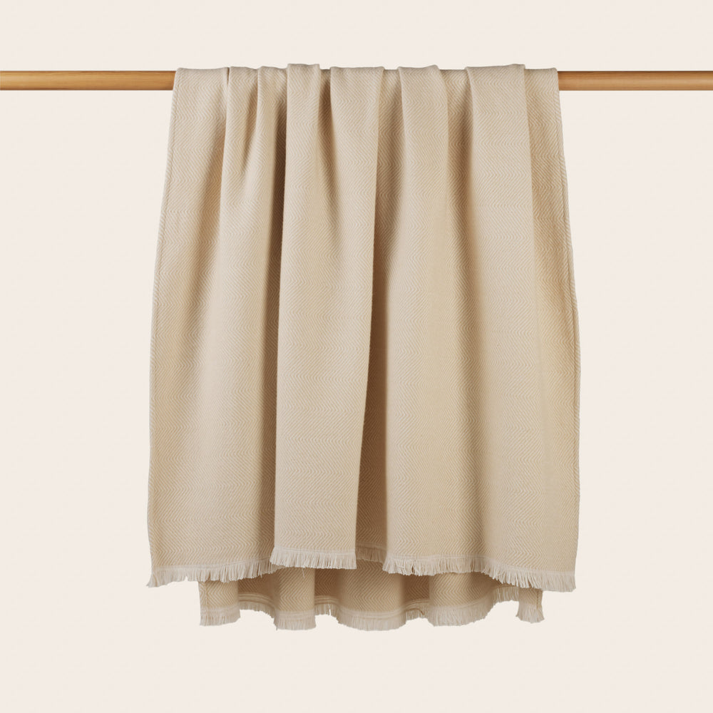 Plaid HAIDEN ecru et sable - 9