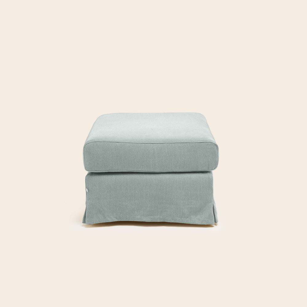 Pouf CLARIBEL barbotine céladon - 5