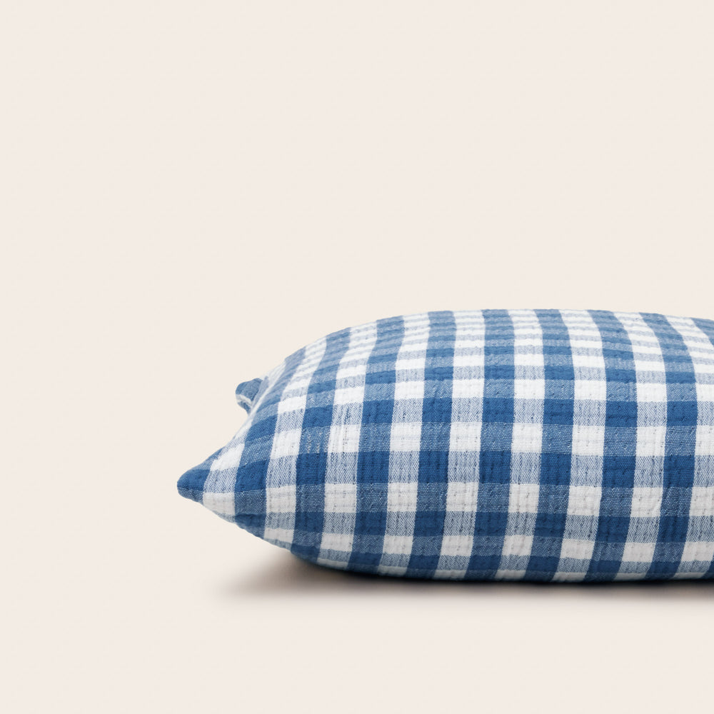 Housse de Coussin JEANIE Bleu Orage - Douceur Enfantine et Élégance Déco - 6
