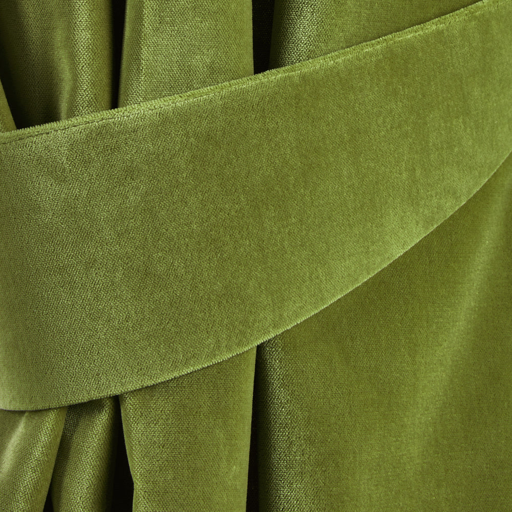Embrasse DARIO vert olivine à tissu velouté - 5
