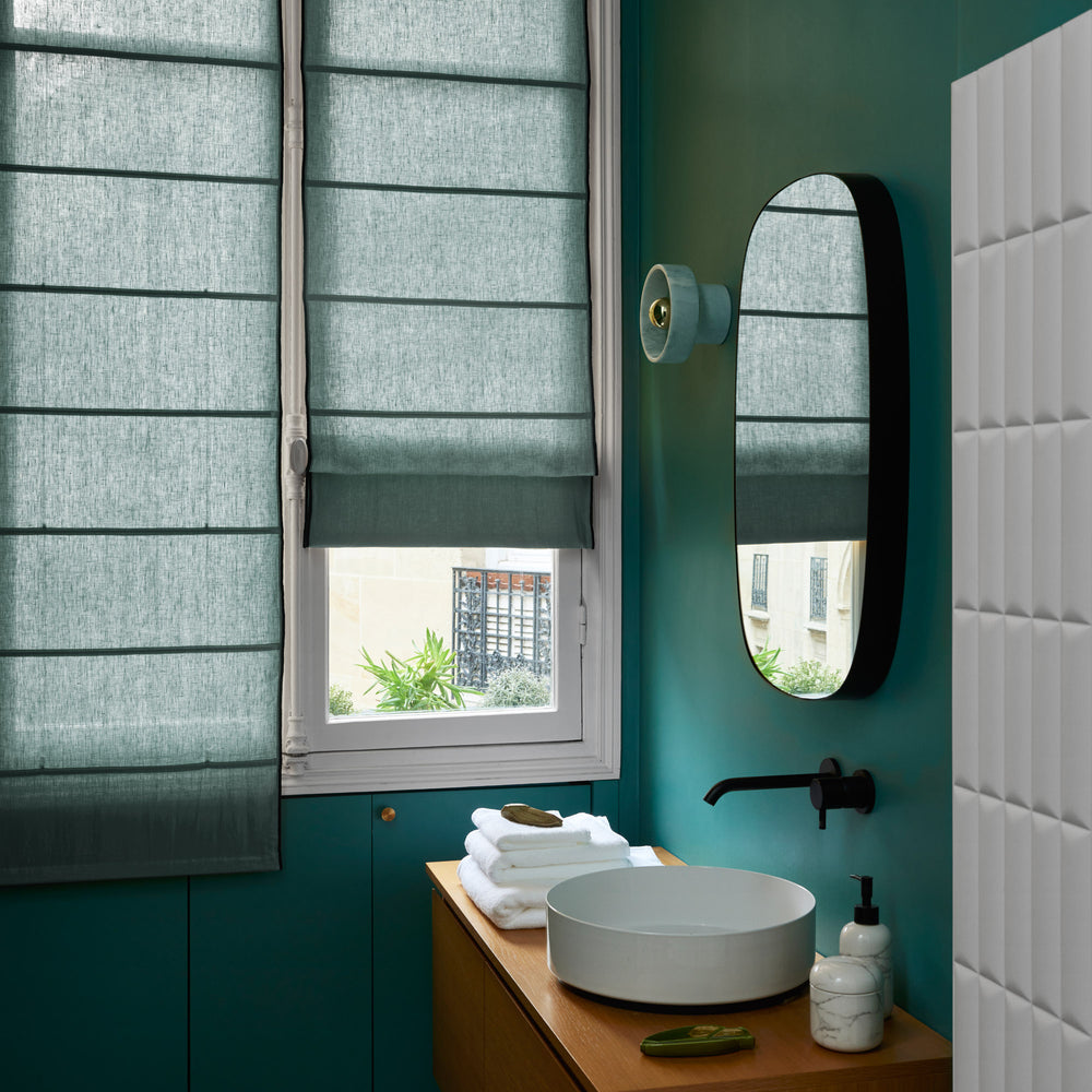 Store Bateau CARLINA Gris-Vert et Noir Bourdon