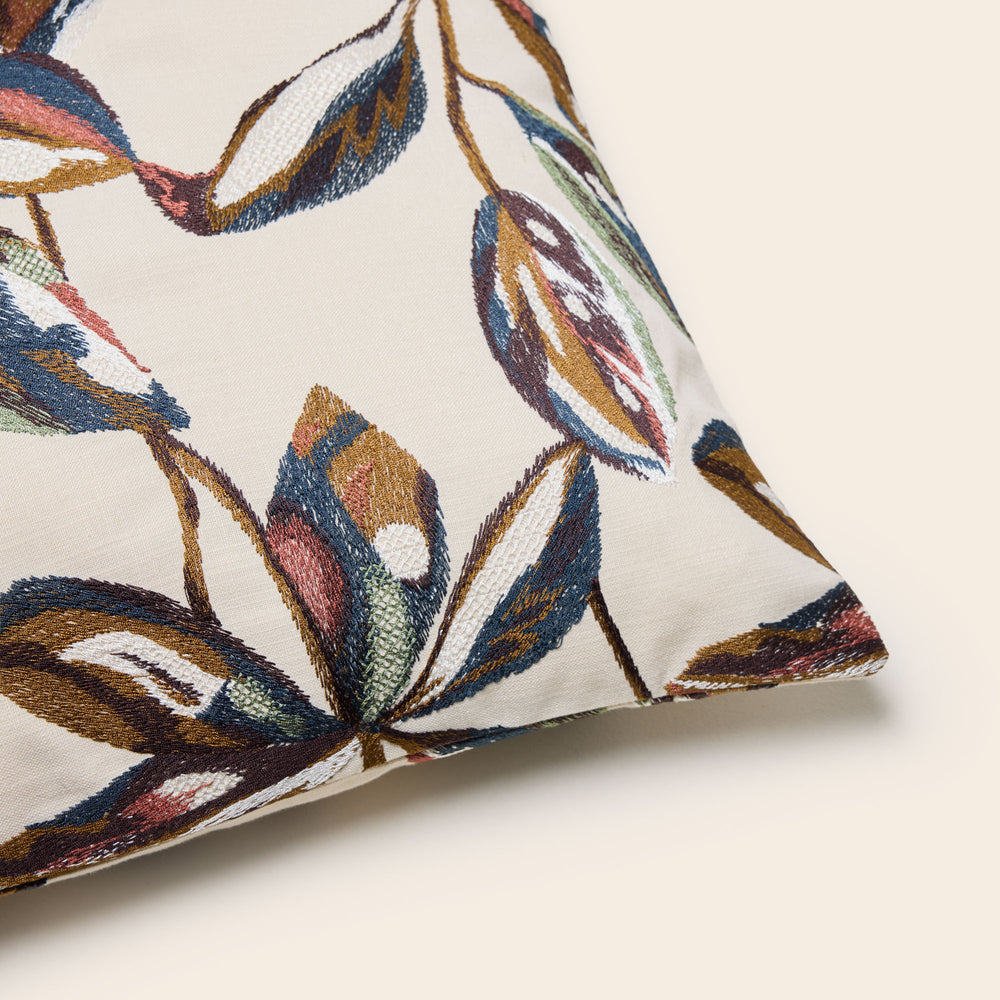 Housse de coussin RAMHA ivoire et multicolore - 6