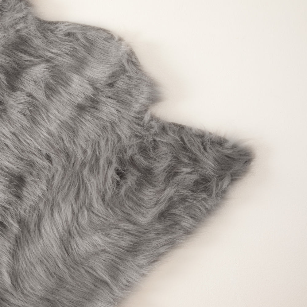 Tapis de sol Baku design scandinave gris anthracite - 5