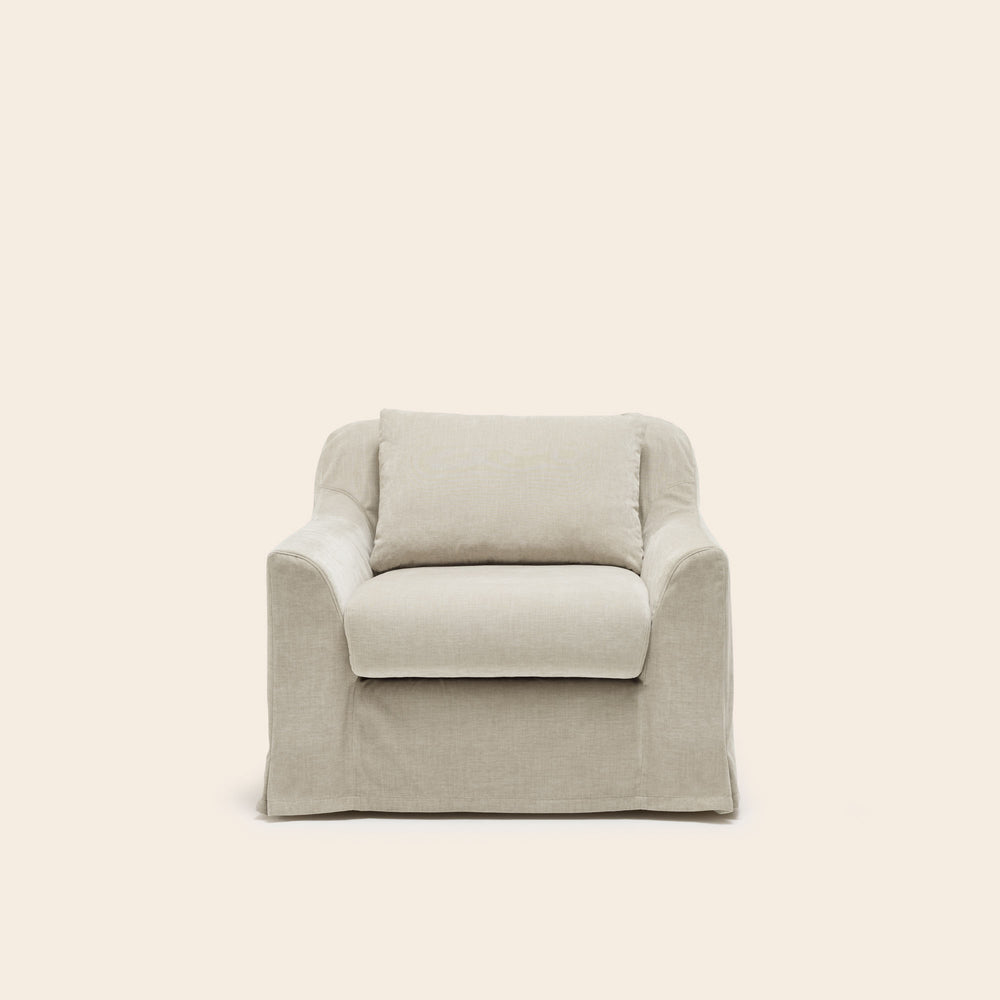 Housses de Fauteuil CLARIBEL Boston Pierre Minérale – Élégance Décontractée et Design Contemporain