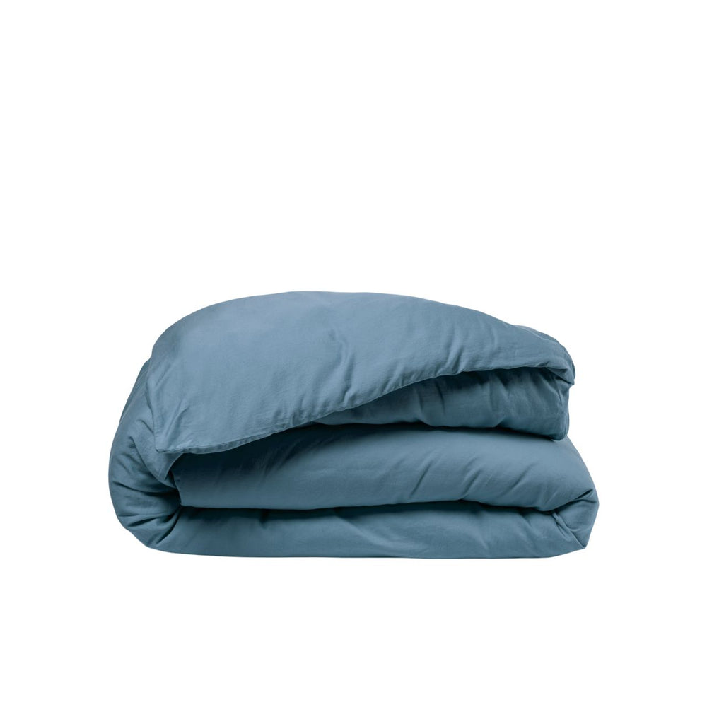 Housse de couette CELIANE bleu orage - 5