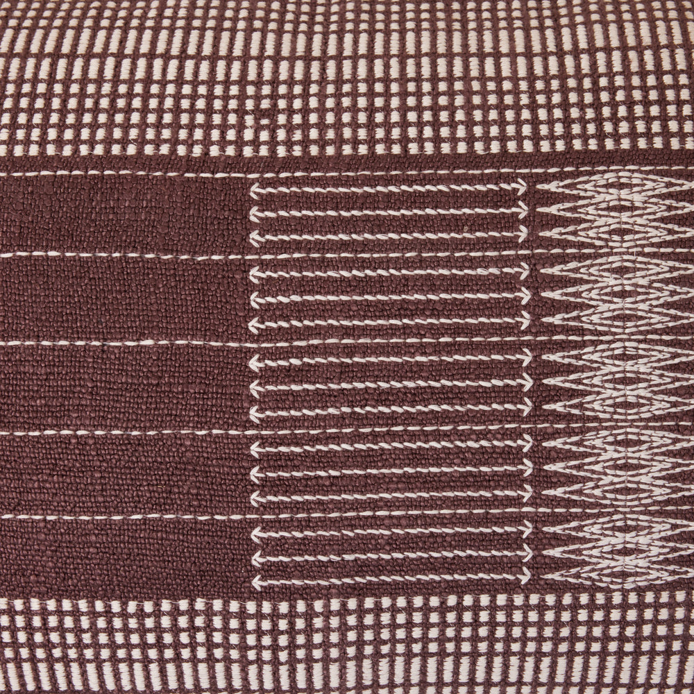 Housse de coussin MELKI brun - 7